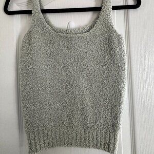 Skims Cozy Knit Tank Top - Grey